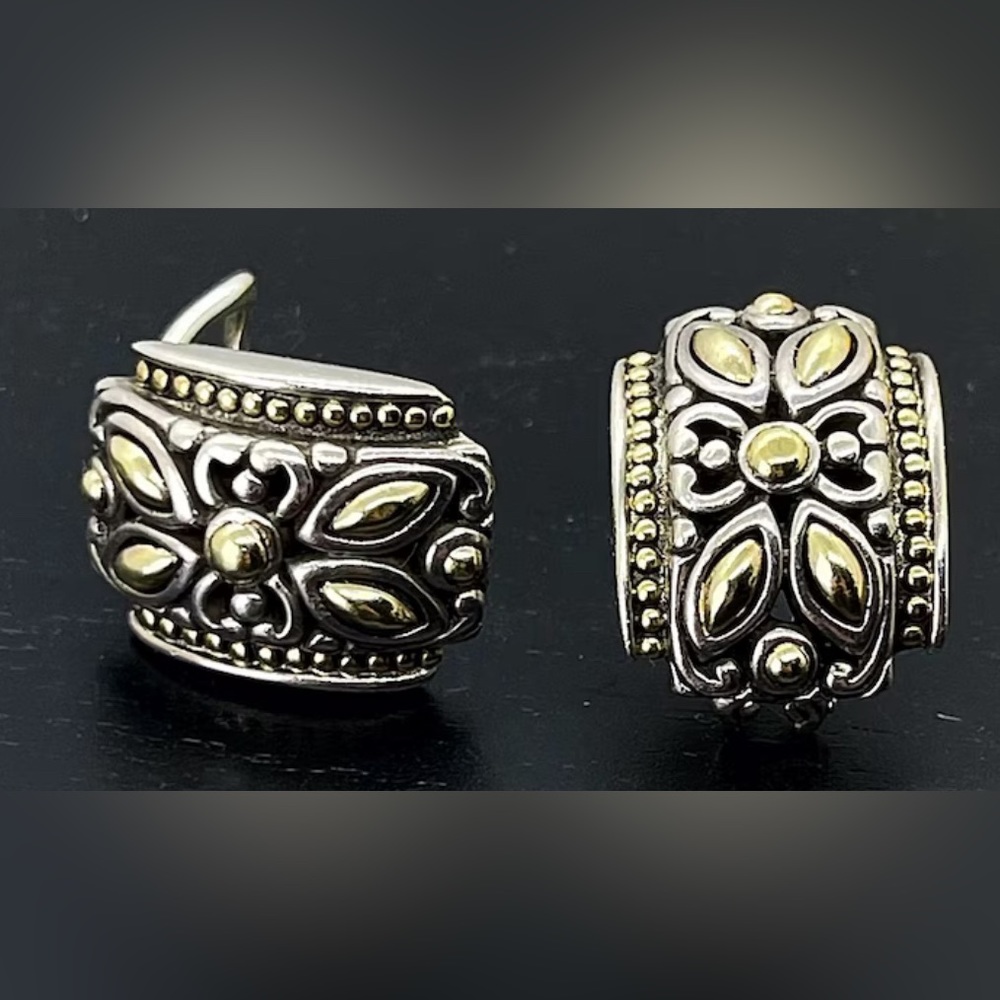John Hardy Batu Kawung flower earrings